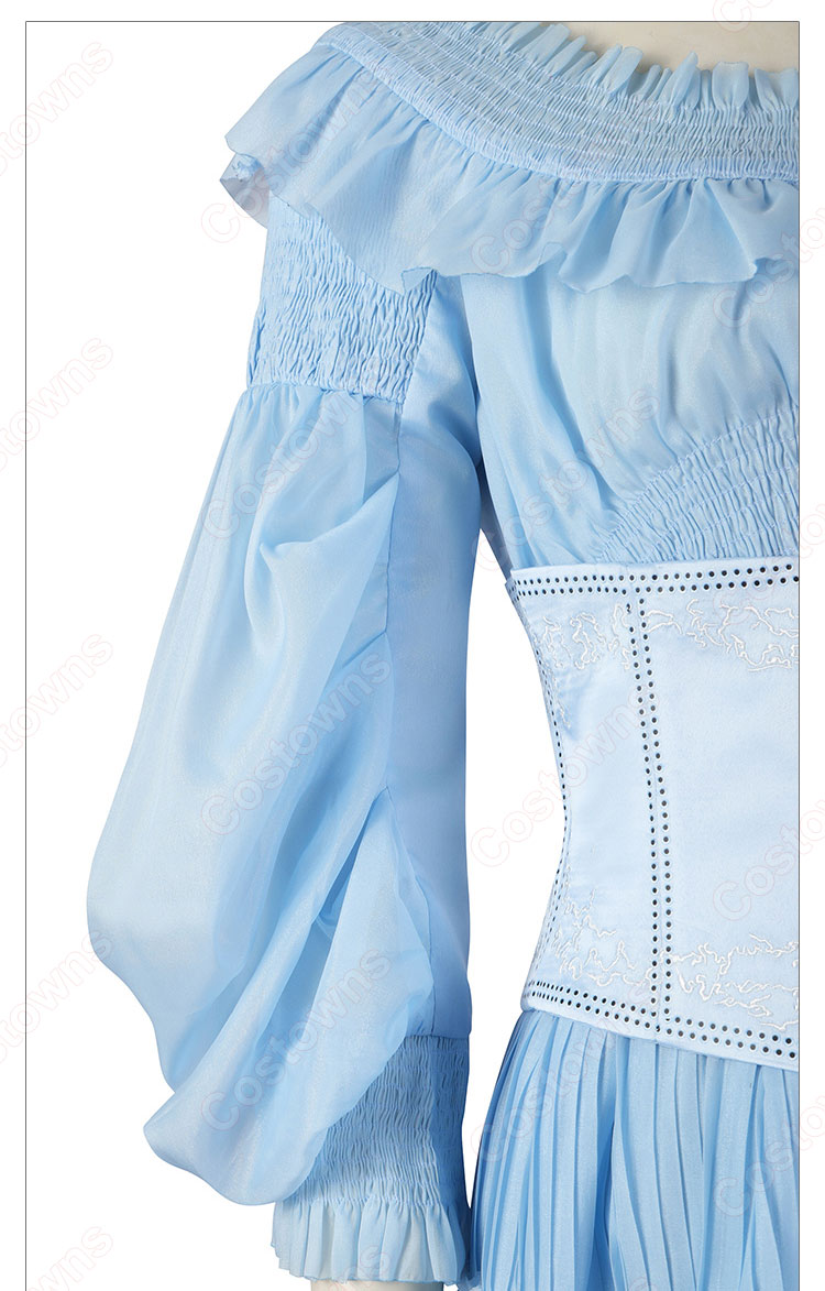 2023年 実写版 リトル・マーメイド アリエル コスプレ衣装 プリンセス ドレス-6