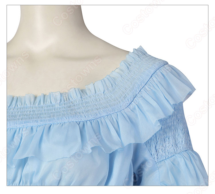 2023年 実写版 リトル・マーメイド アリエル コスプレ衣装 プリンセス ドレス-5