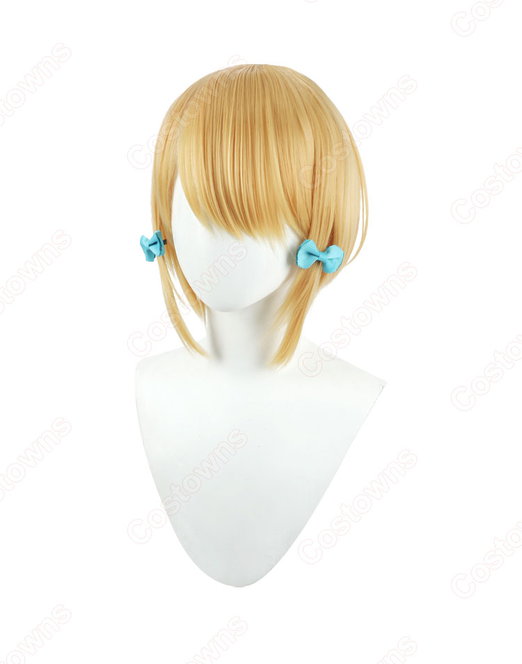 ブルーアーカイブ 才羽ミドリ コスプレウィッグ-3