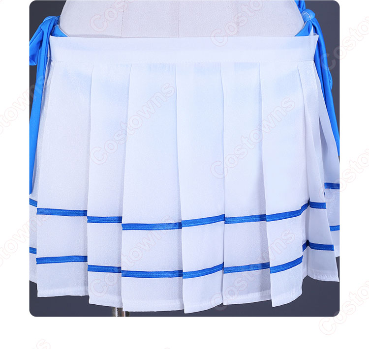 Re:ゼロから始める異世界生活 レム マリンルック コスプレ衣装 セーラー水着-8