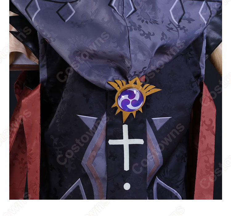 原神 奔狼領 レザー コスプレ衣装-6