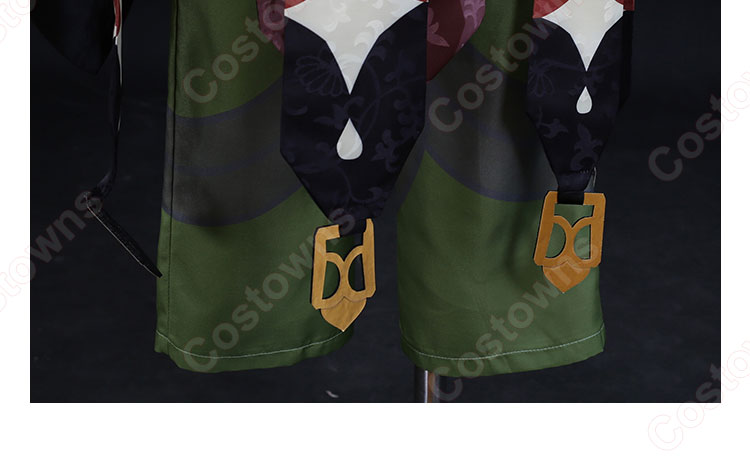 原神 奔狼領 レザー コスプレ衣装-7