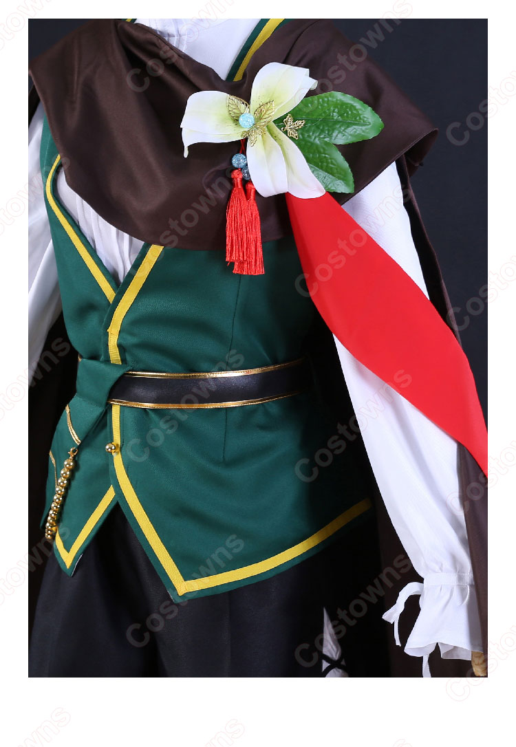 原神 名無しの吟遊詩人 ウェンティ コスプレ衣装-5