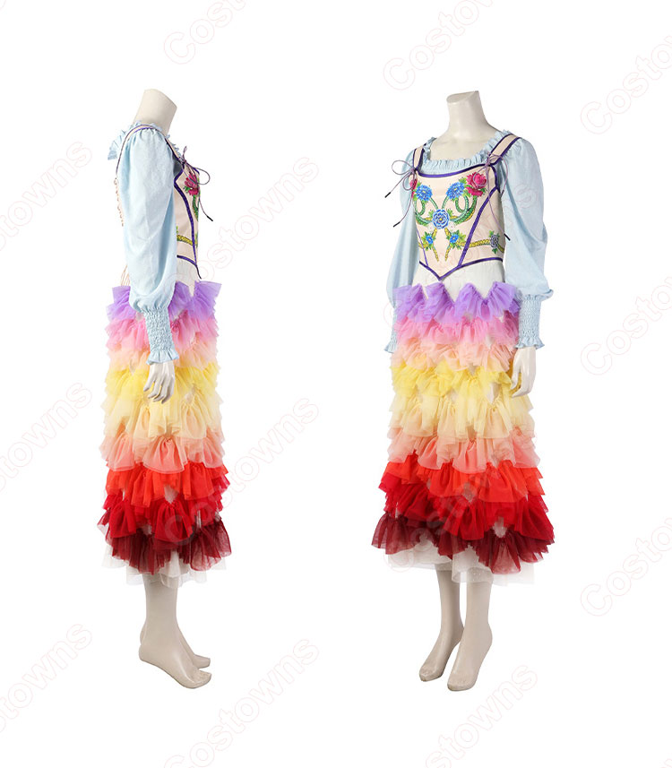 ハンガー・ゲーム: ソングバードとスネークのバラード ルーシー・グレイ・ベアード コスプレ衣装-3