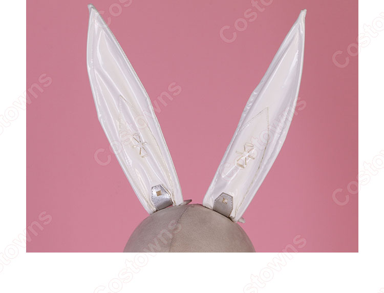勝利の女神:NIKKE バニーガール ブラン コスプレ衣装-9