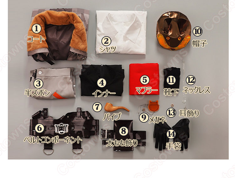 VTuber にじさんじ ミスタ・リアス コスプレ衣装 新衣装-14