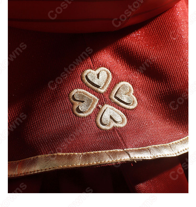 原神 クレー コスプレ衣装 新コスチューム 星燭に揺れる爛花-14