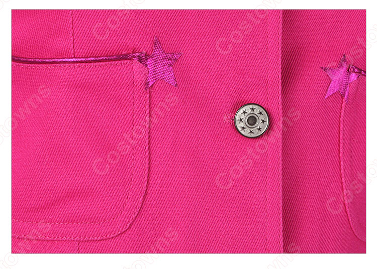 実写化映画 バービー マーゴット・ロビー コスプレ衣装 ピンク カウボーイスタイル-7