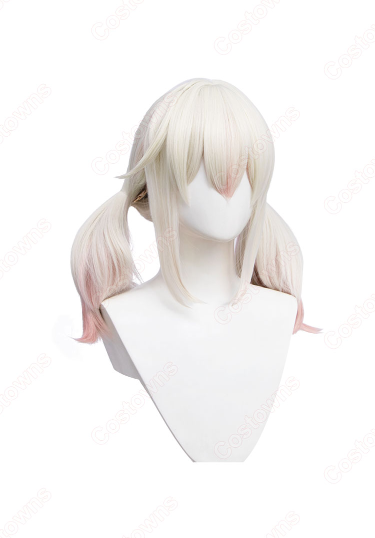原神 クレー 星燭に揺れる爛花 コスプレウィッグ-2