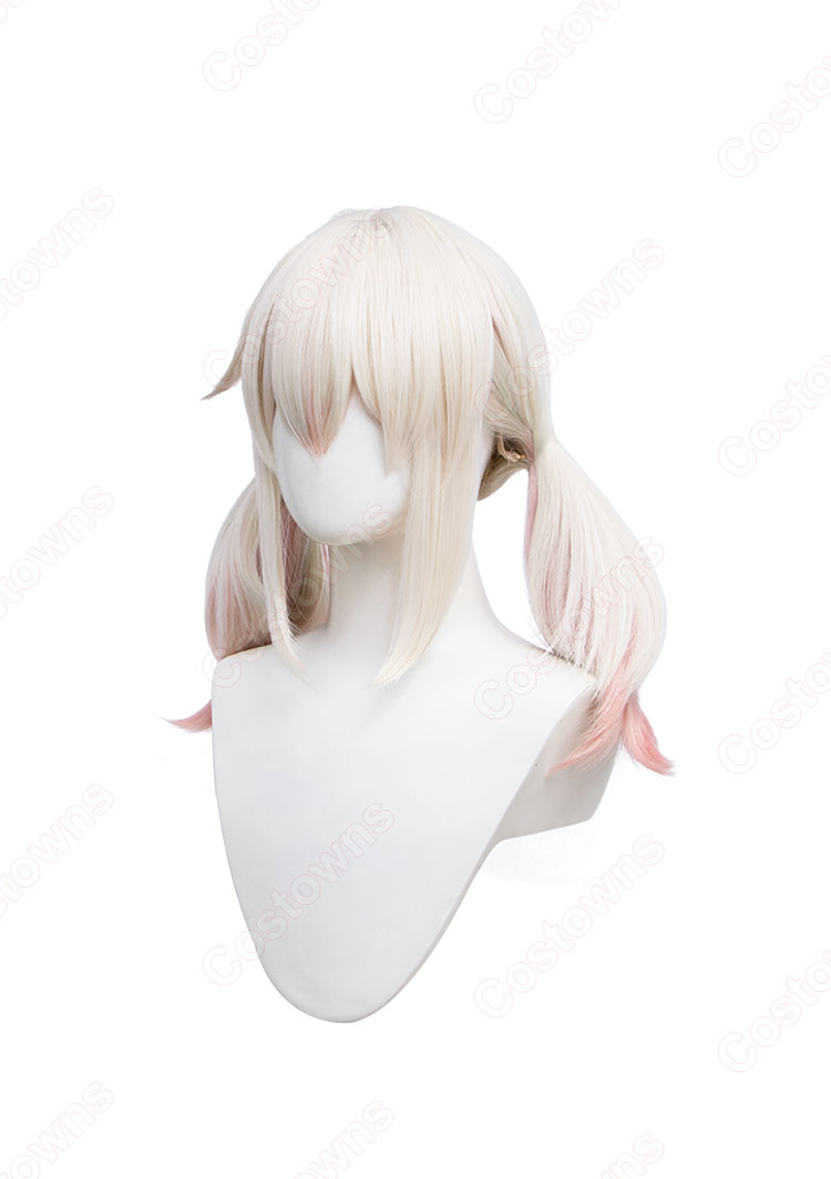 原神 クレー 星燭に揺れる爛花 コスプレウィッグ-3