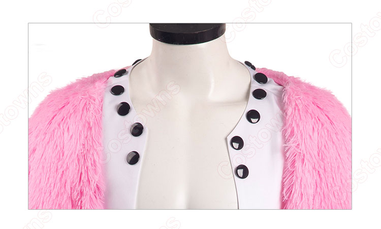 ワンピース ドンキホーテ・ドフラミンゴ 海賊団 船長 コスプレ衣装-4