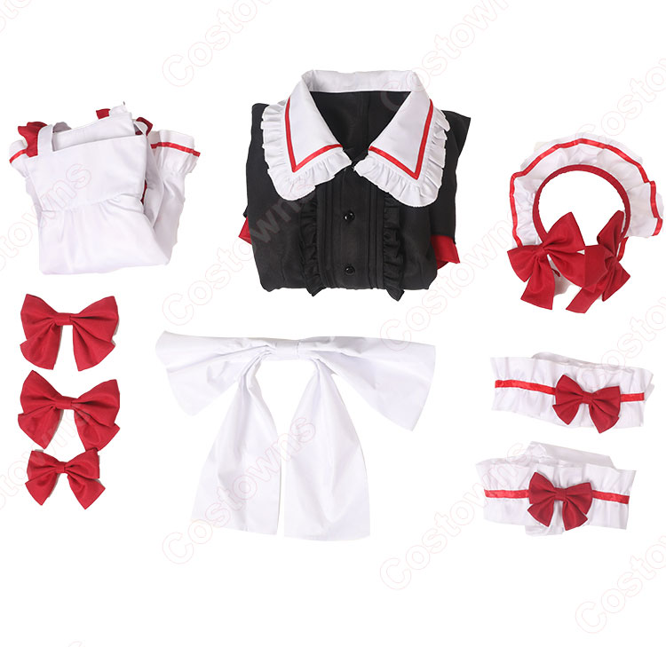 【推しの子】 有馬かな コスプレ衣装 カフェ衣装 メイド服-8