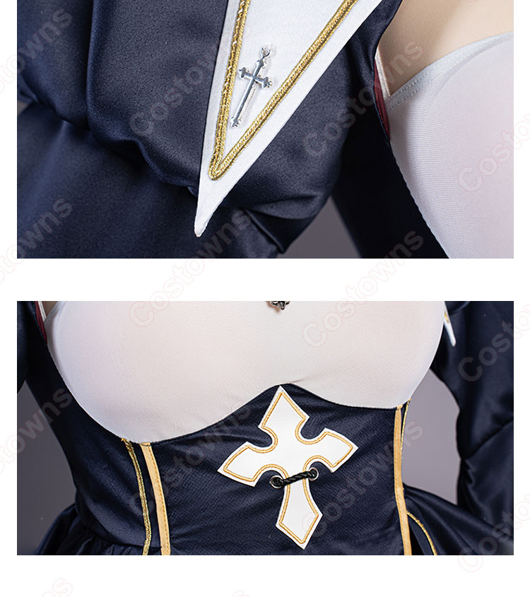 七原冬雪 シャルロット コスプレ衣装-9