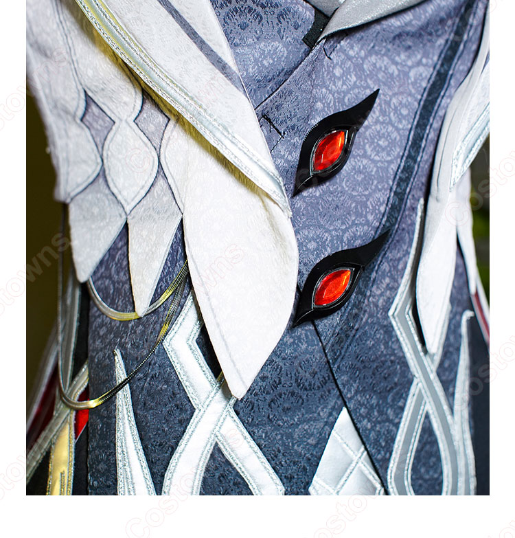 原神 アルレッキーノ 召使 コスプレ衣装-5