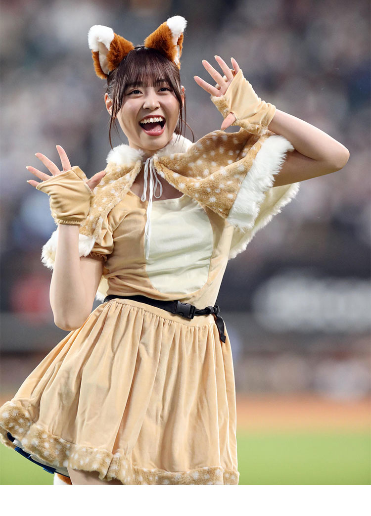 日本ハム きつねダンス衣装 北海道日本ハムファイターズ ファイターズガール コスプレ衣装-1