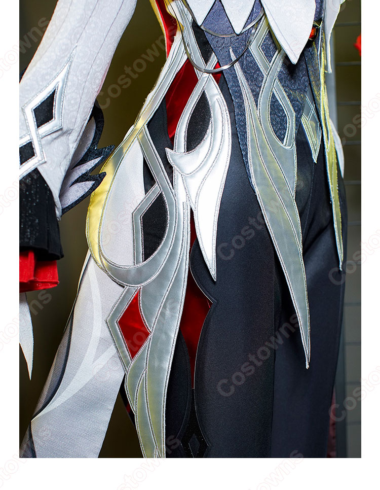 原神 アルレッキーノ 召使 コスプレ衣装-7