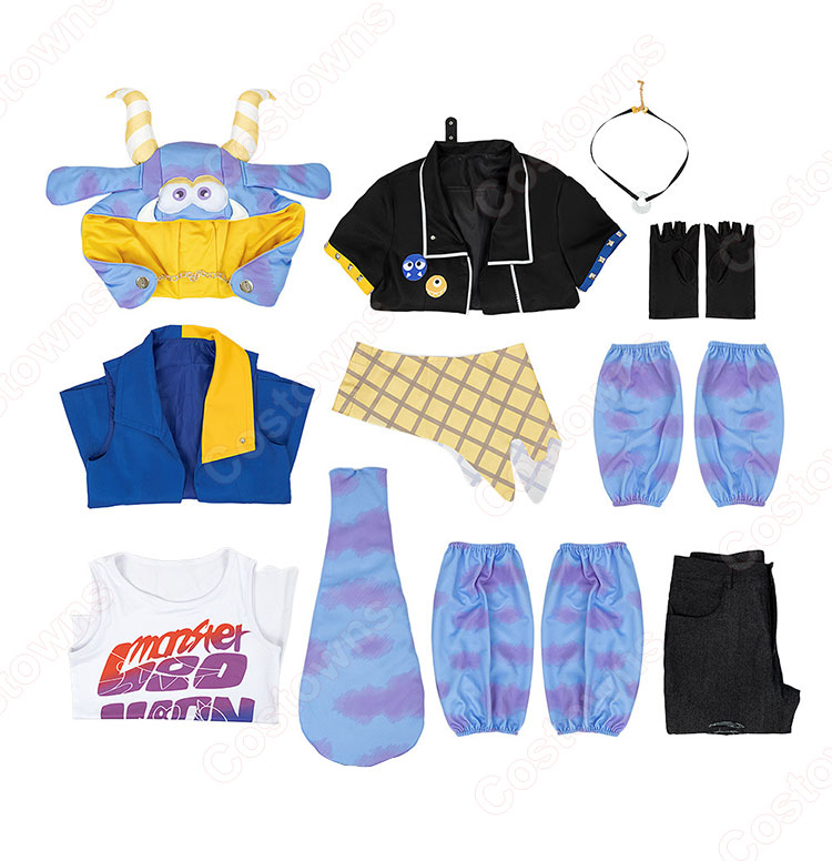 プロセカ 天馬司 コスプレ衣装 『プロジェクトセカイ カラフルステージ! feat. 初音ミク』 響くトワイライトパレード 特訓後 衣装-10