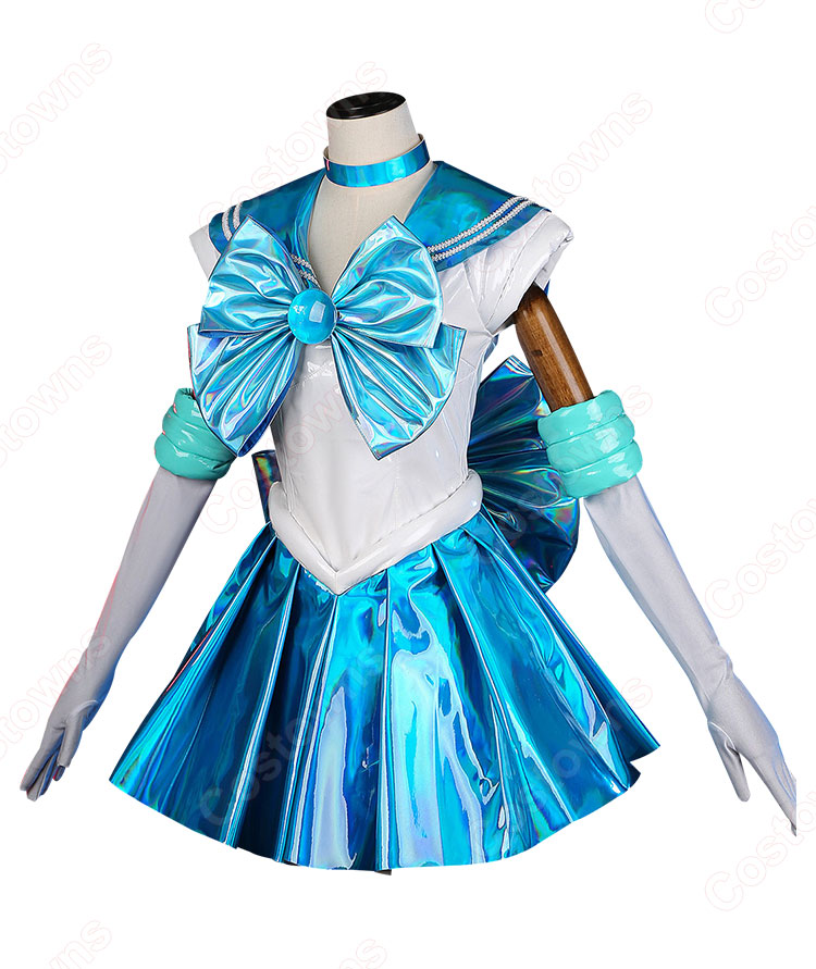 美少女戦士セーラームーン 水野亜美 セーラーマーキュリー コスプレ衣装-2