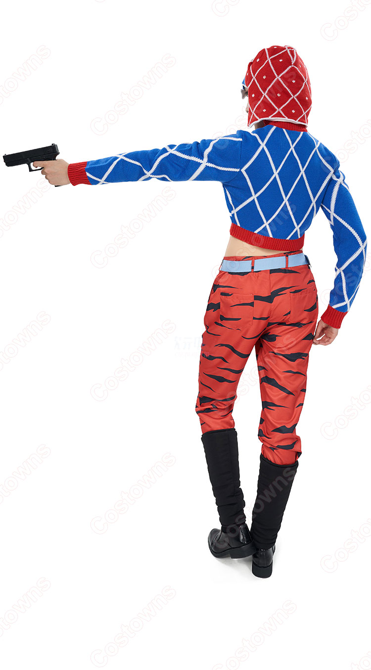 ジョジョの奇妙な冒険 黄金の風 グイード・ミスタ コスプレ衣装-4