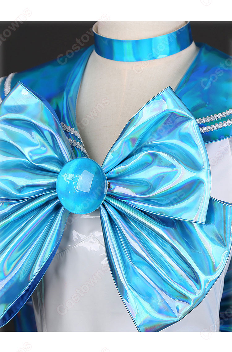 美少女戦士セーラームーン 水野亜美 セーラーマーキュリー コスプレ衣装-4