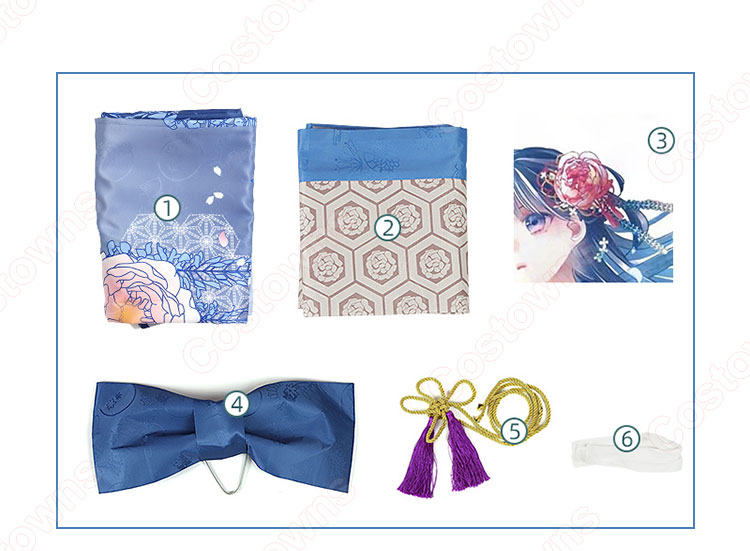 わたしの幸せな結婚 斎森美世 コスプレ衣装 着物-3