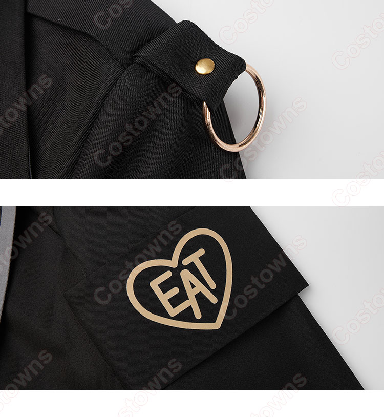 ブルーアーカイブ 黒舘ハルナ コスプレ衣装-6