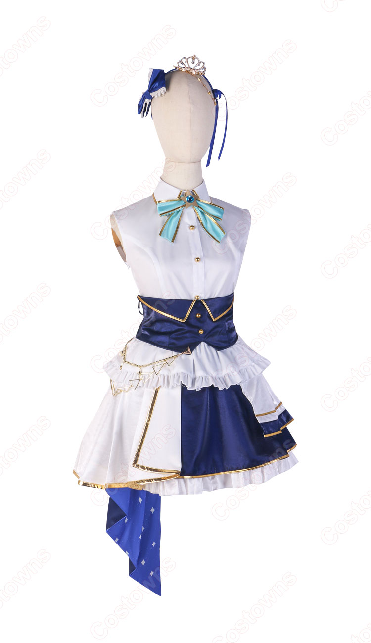vtuber hololive(ホロライブ) 星街すいせい 新アイドル衣装 コスプレ衣装-4