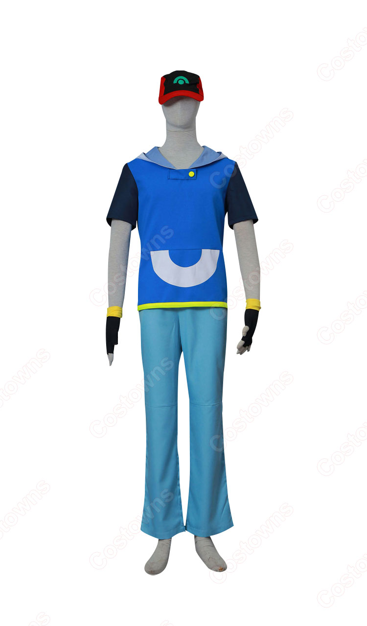 ポケットモンスター アドバンスジェネレーション サトシ コスプレ衣装-1