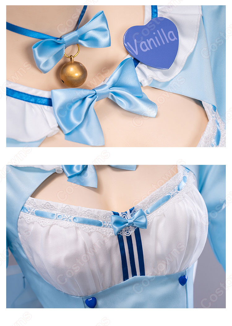 ネコぱら バニラ メイド服 コスプレ衣装-6