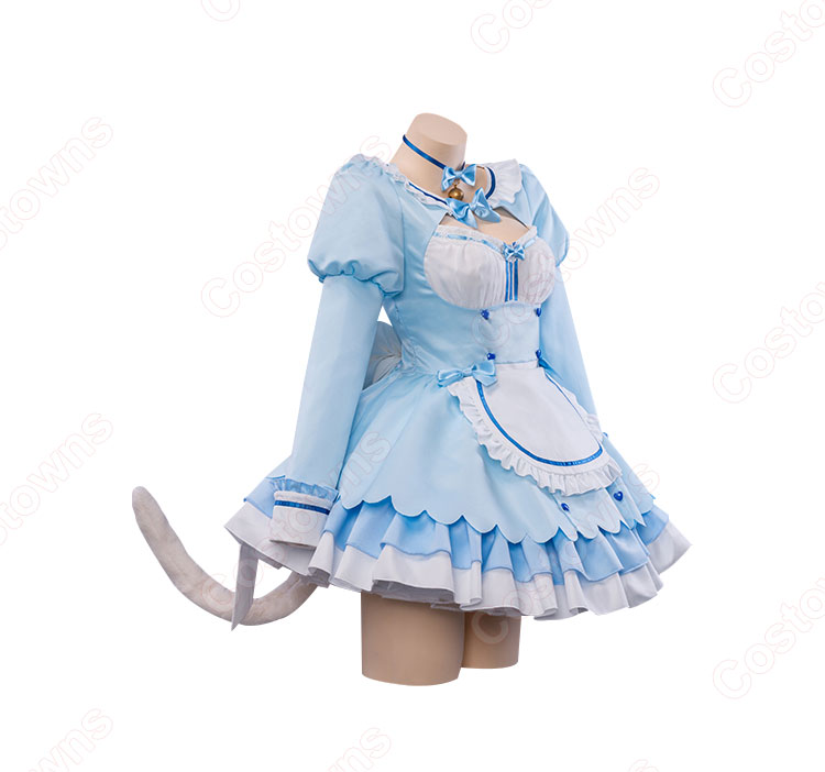 ネコぱら バニラ メイド服 コスプレ衣装-3