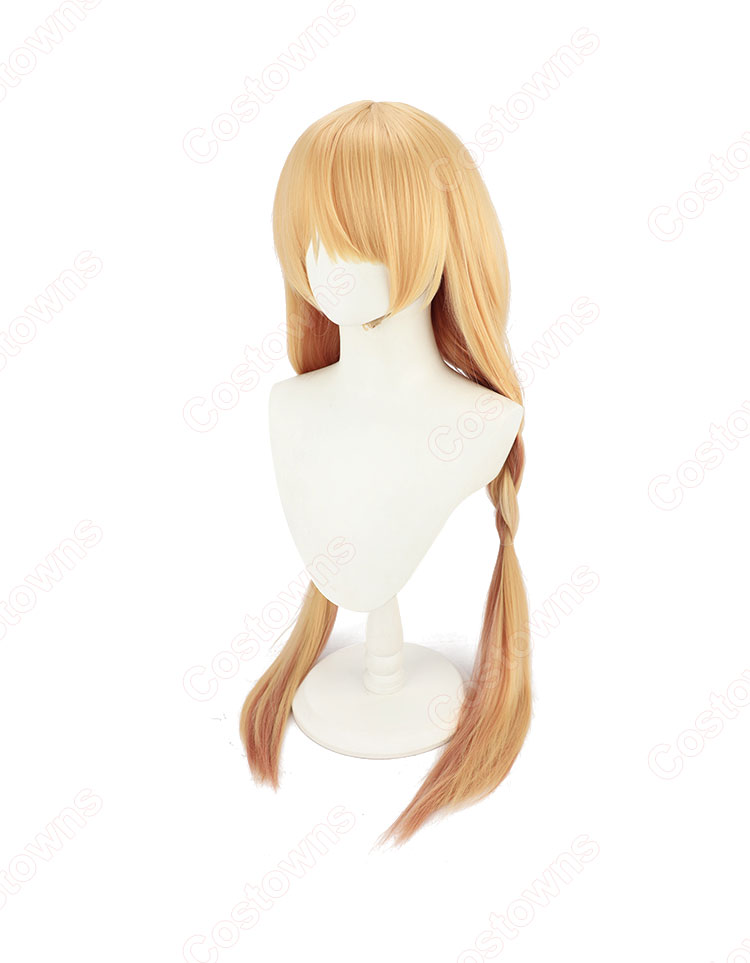 にじさんじ ぽむ れいんぱふ 和風メイド服 コスプレウィッグ-3