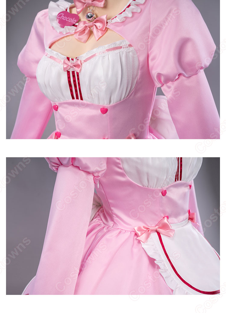ネコぱら ショコラ メイド服 コスプレ衣装-7