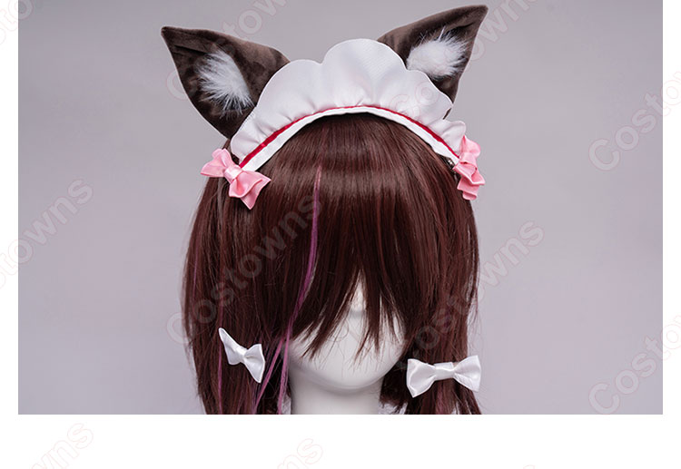 ネコぱら ショコラ メイド コスプレ衣装 ウィッグ付 根強い ネコぱら ショコラ メイド コスプレ衣装 ウィッグ付 根強い