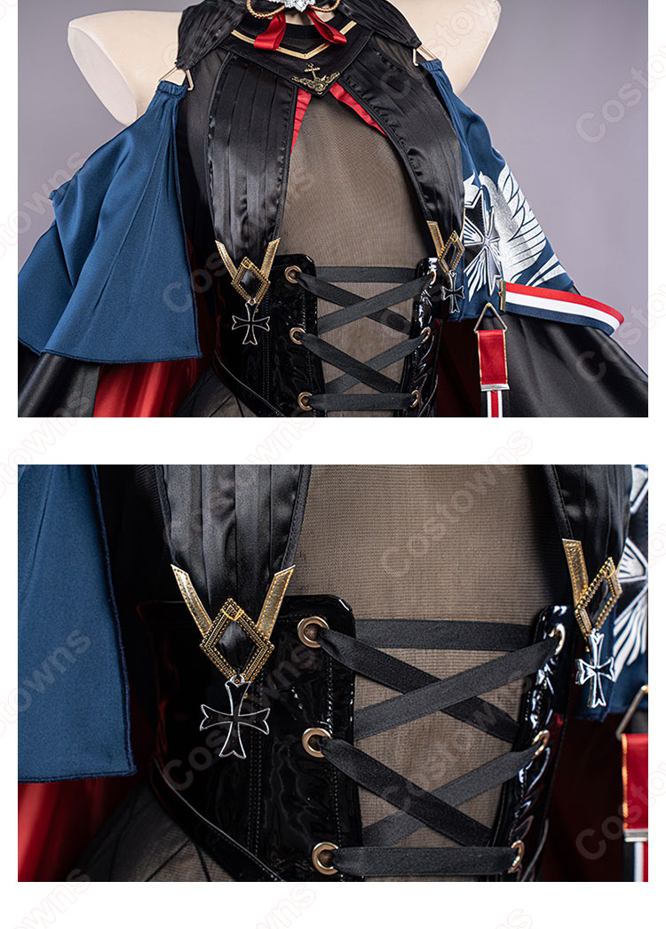 アズールレーン エーギル コスプレ衣装-12