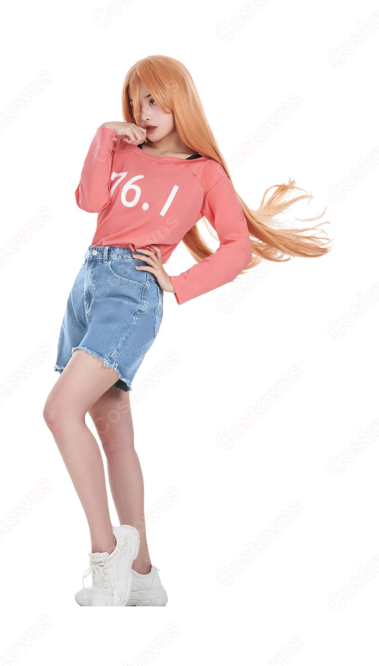 チェンソーマン パワー 私服 コスプレ衣装-4