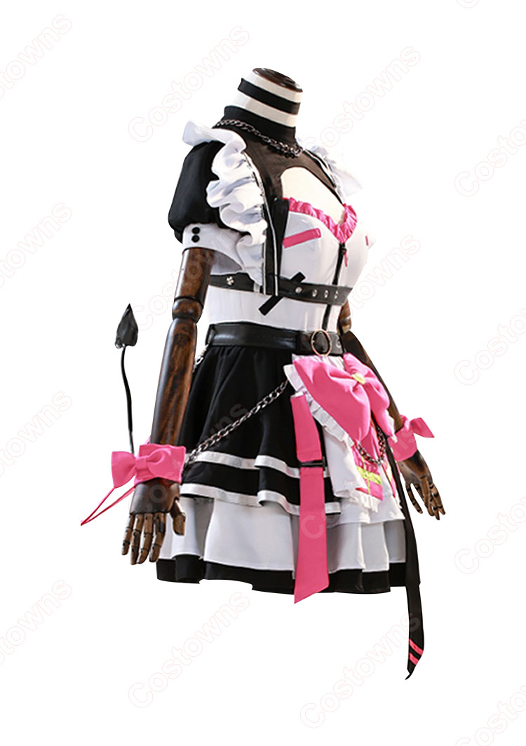 hololive ホロライブ 常闇トワ メイド服 コスプレ衣装-2
