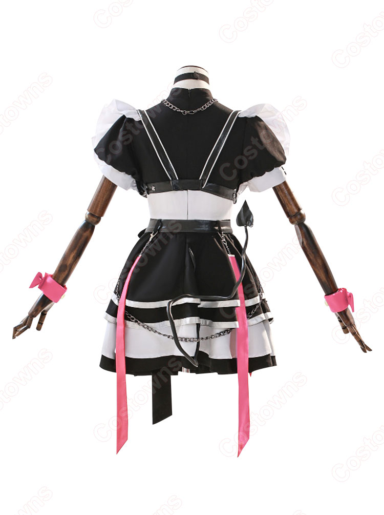 hololive ホロライブ 常闇トワ メイド服 コスプレ衣装-4