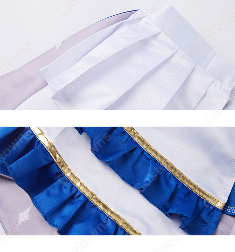 VTuber hololive ホロライブ 獅白ぼたん コスプレ衣装 ブライト衣装 アイドル衣装-6