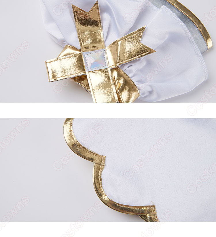 VTuber hololive ホロライブ 獅白ぼたん コスプレ衣装 ブライト衣装 アイドル衣装-9