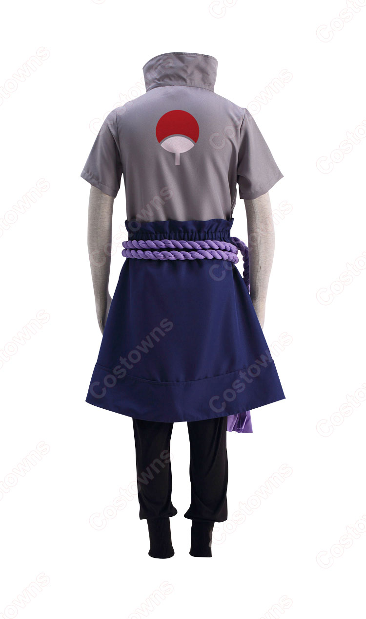 NARUTO -ナルト- うちはサスケ コスプレ衣装-4