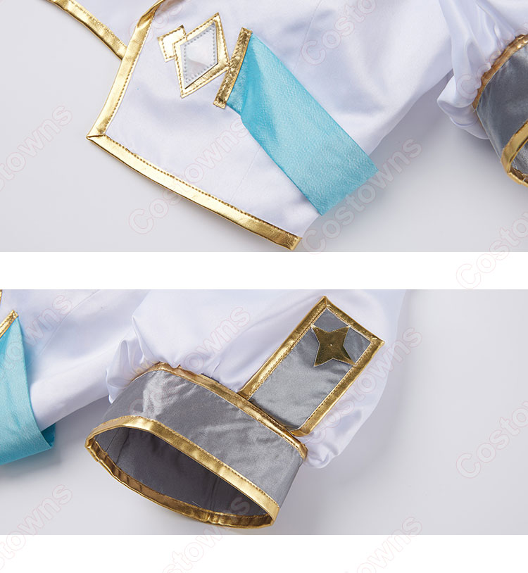 VTuber hololive ホロライブ 獅白ぼたん コスプレ衣装 ブライト衣装 アイドル衣装-4