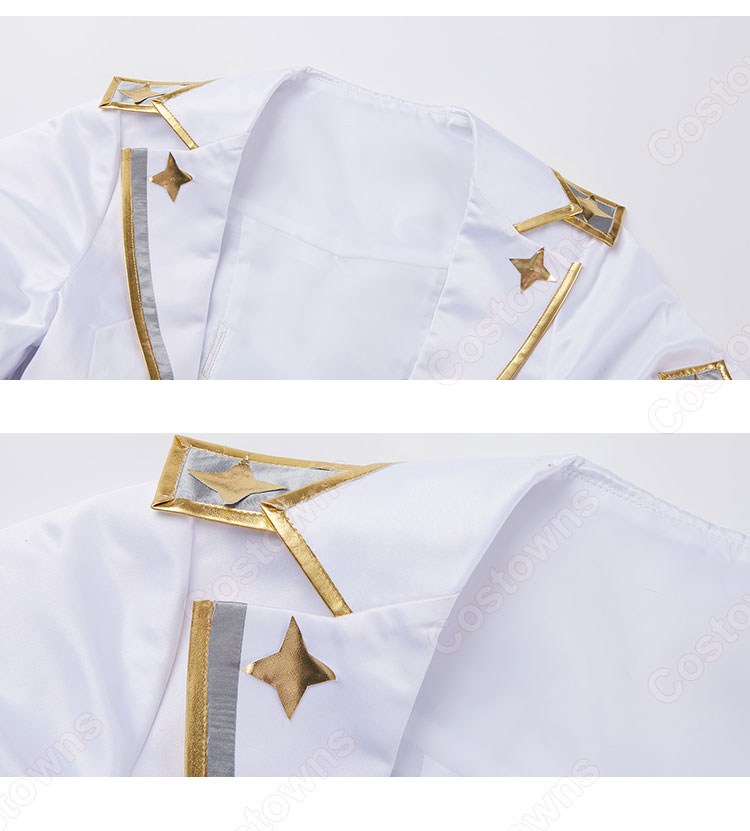 VTuber hololive ホロライブ 獅白ぼたん コスプレ衣装 ブライト衣装 アイドル衣装-3