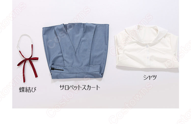 綾波レイ 惣流・アスカ・ラングレー コスプレ衣装 新世紀エヴァンゲリオン 制服-8