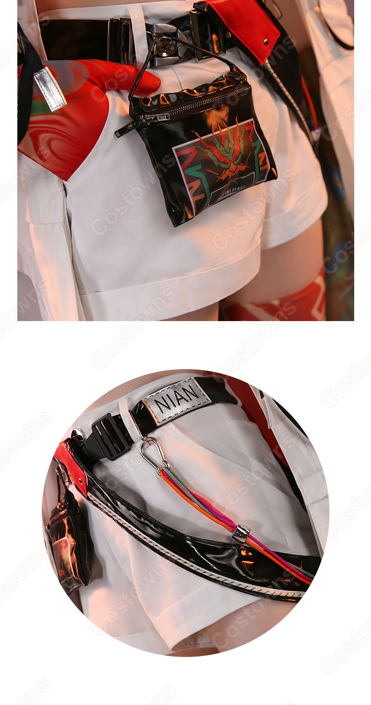 アークナイツ ニェン コスプレ衣装-9