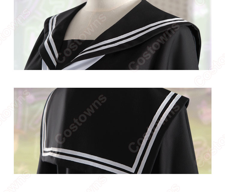 ラブライブ!サンシャイン!! Aqours 黒セーラー服 全員 コスプレ衣装-4