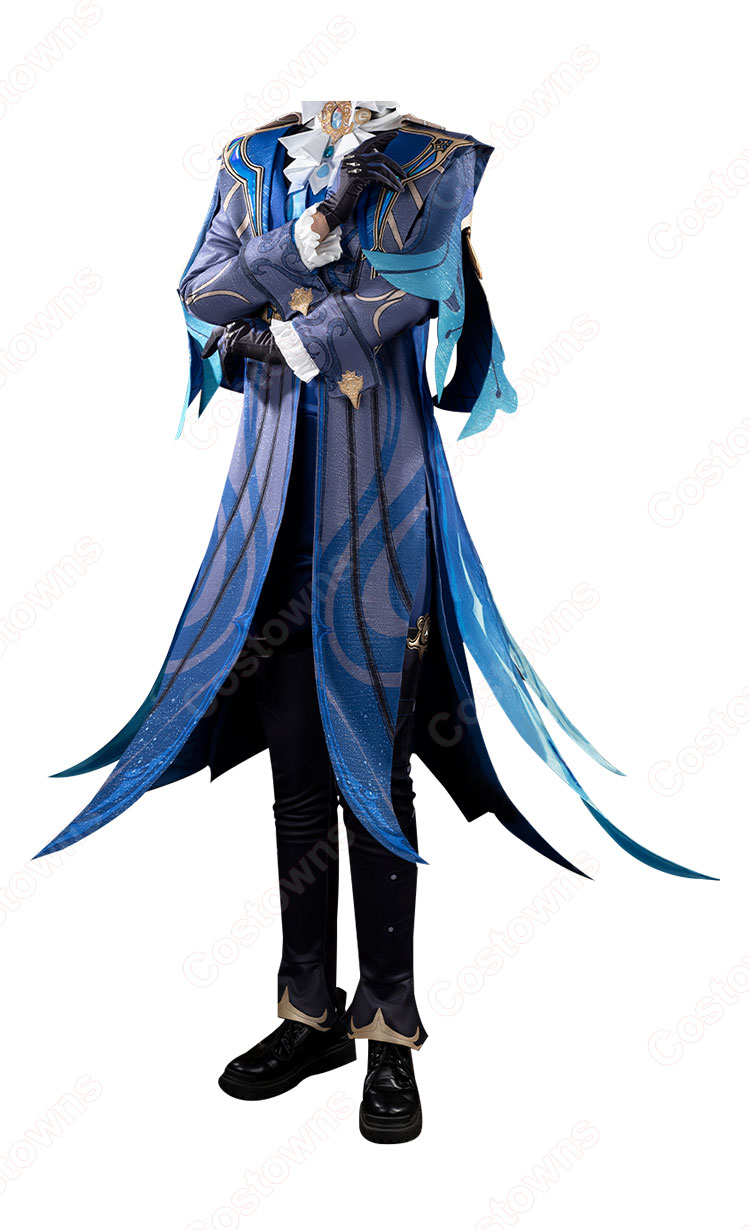 原神 フォンテーヌ ヌヴィレット コスプレ衣装-3