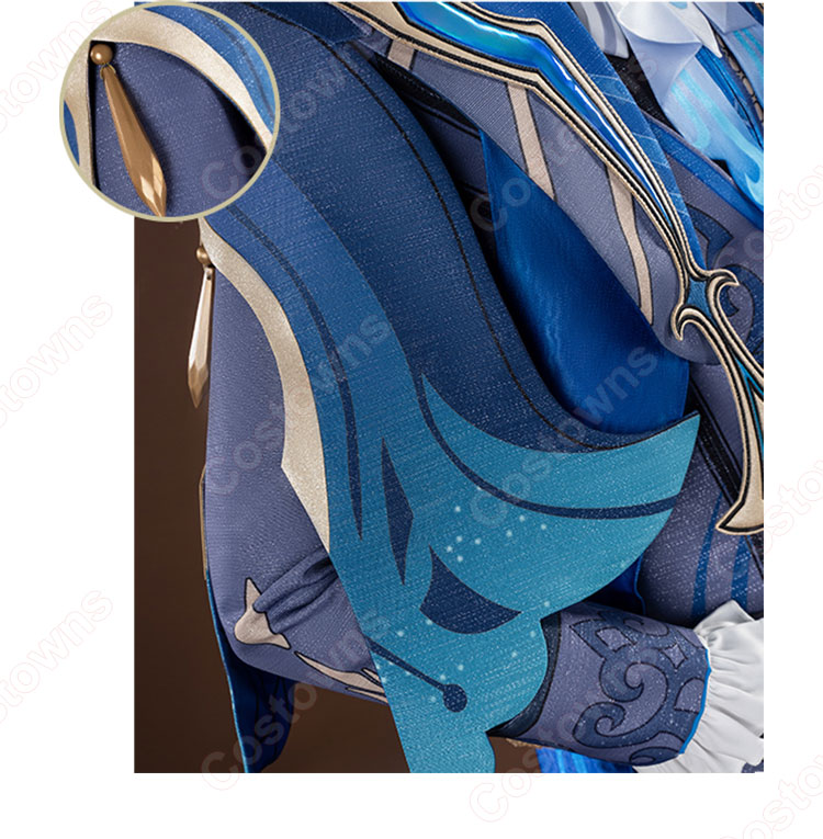 原神 フォンテーヌ ヌヴィレット コスプレ衣装-8