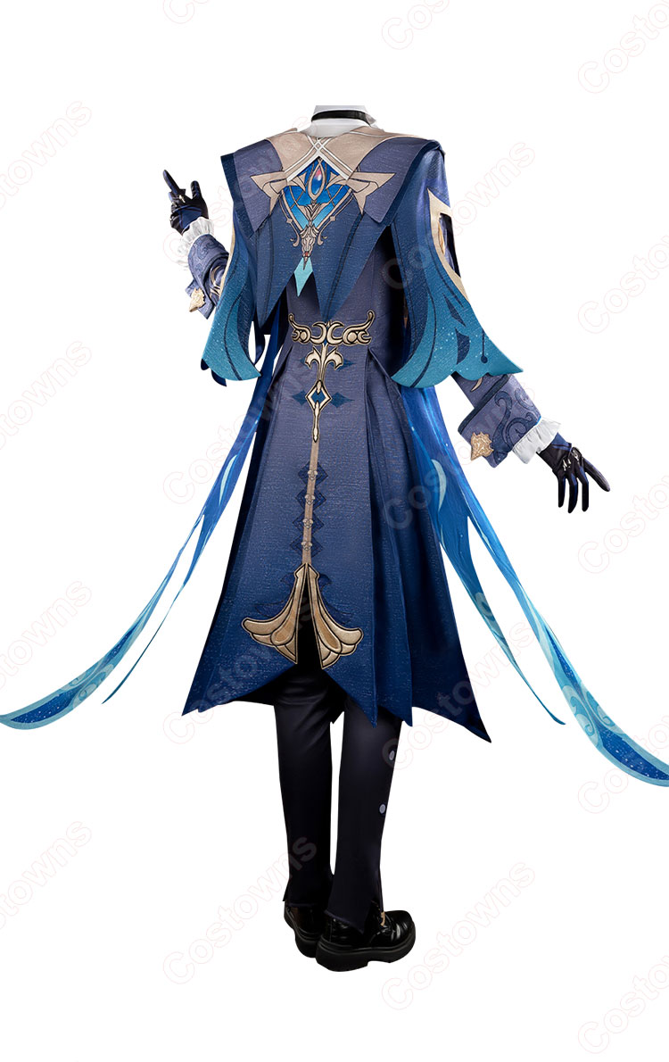 原神 フォンテーヌ ヌヴィレット コスプレ衣装-4