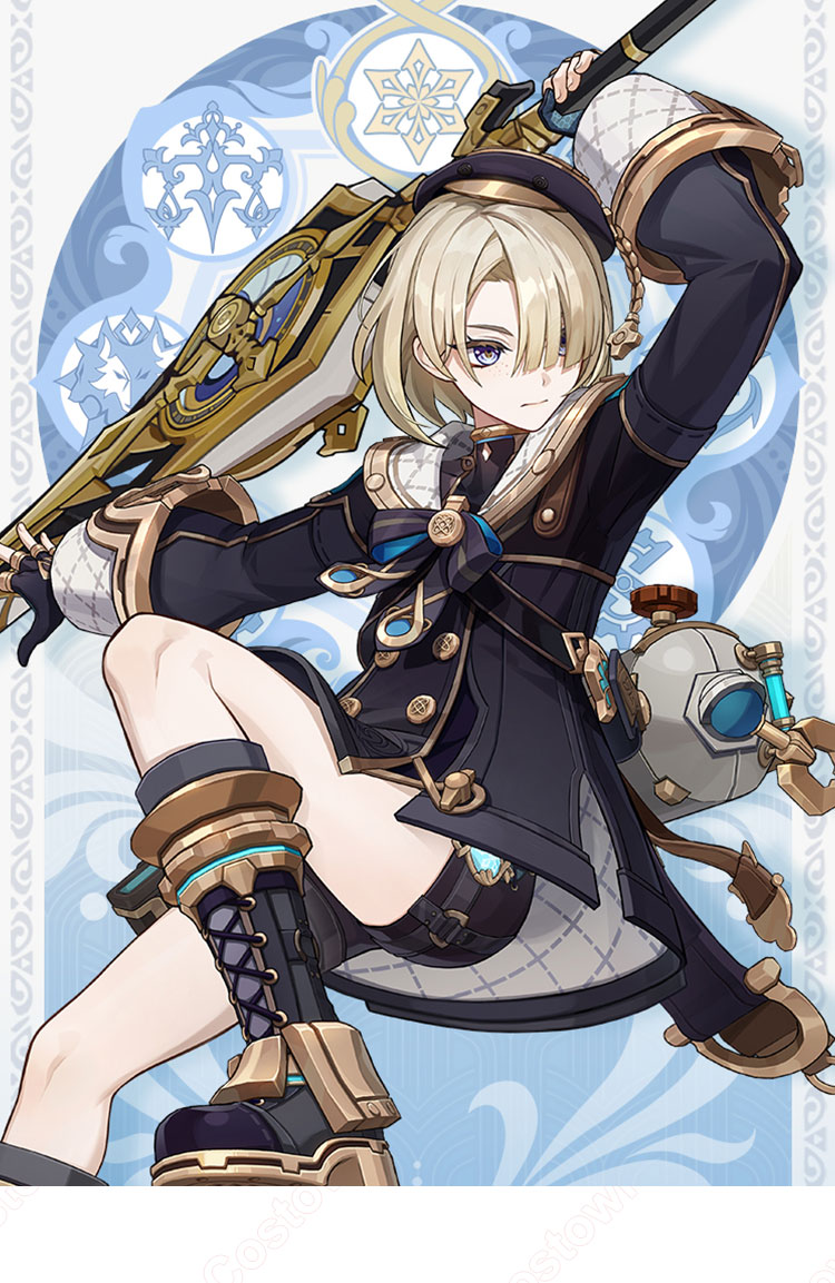 原神 フォンテーヌ フレミネ コスプレ衣装-1