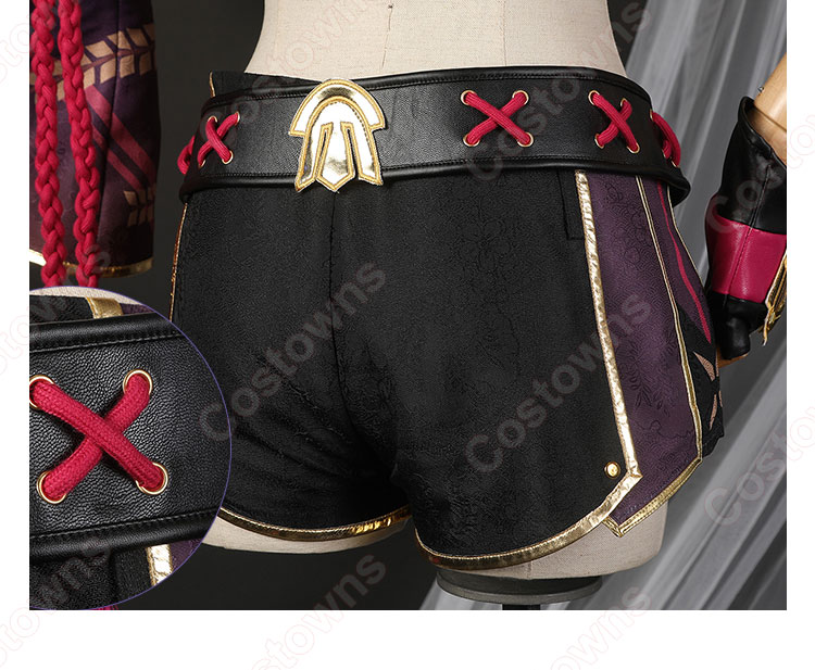 久岐忍(くきしのぶ) コスプレ衣装 『原神』(げんしん) 荒瀧派 煩悩刈除 cosplay 仮装 変装-13